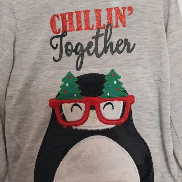 Holiday Time: "Chillin' Together" Toddlers Pajamas - Picture 8 of 11